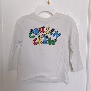 KIDS Old Navy “Cousin Crew” Longsleeve